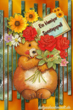 Ein blumiger Sonntagsgruss